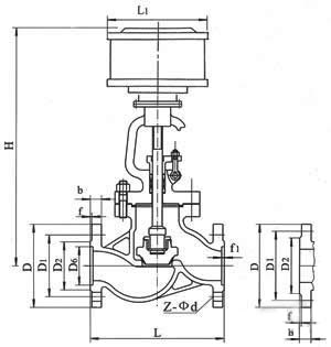 J641H 气动双作用截止阀_化工机械设备_泵阀